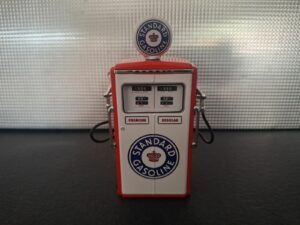 Tokheim 350 Twin GAS Pump Gasoline Schaal 1:18