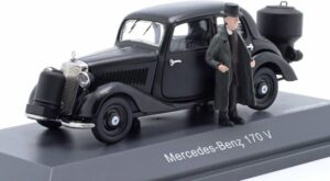 Mercedes Benz 170V + Figuur Schaal 1:43