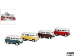 Doos 12 Stuks Assortie Volkswagen T1 Schaal 1:64