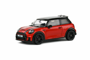 Mini Cooper John Works 2023 rood Schaal 1:43