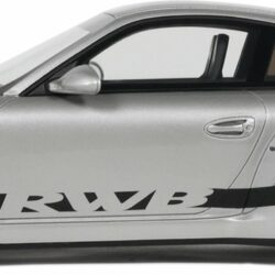 Porsche 911 (997) RWB Abu Dhabi 2024 Zilver Schaal 1:18 - Afbeelding 3